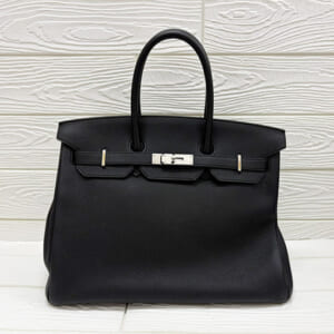 エルメス バーキン 35 トゴ 黒 シルバー金具