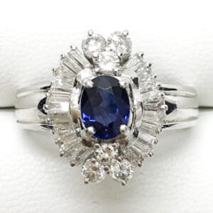 サファイアリング 1.04ct