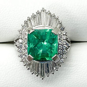 エメラルドリング 3.58ct