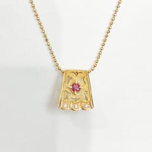 ルビーネックレス 0.320ct