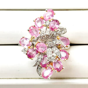 サファイアリング 4.350ct