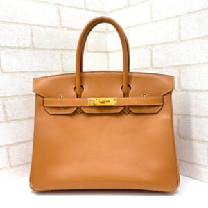 エルメス バーキン 30 ヴァッシュ ナチュラル ゴールド金具