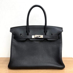 エルメス バーキン 30 トゴ 黒 シルバー金具