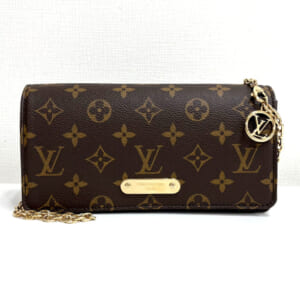 ルイヴィトン モノグラム ウォレットオンチェーンリリー M82509