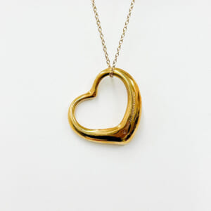 ティファニー オープンハートネックレス