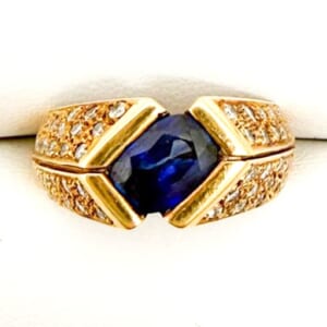 サファイアリング 1.09ct