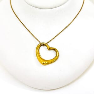 ティファニー オープンハートネックレス