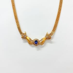 サファイアネックレス 0.75ct