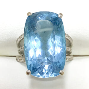 ブルートパーズリング 23.7ct
