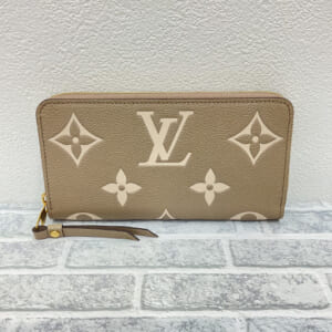 ルイヴィトン モノグラムアンプラント ジッピーウォレット トゥルトレール/クレーム M69794