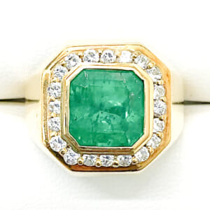エメラルドリング 4.13ct