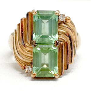 グリーントルマリンリング 3.6ct