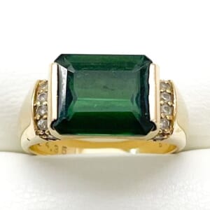 グリーントルマリンリング 4.35ct