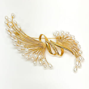 真珠ブローチ 6mm