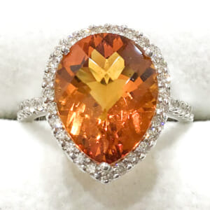 シトリンリング 4.320ct