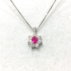 ルビーネックレス 0.50ct