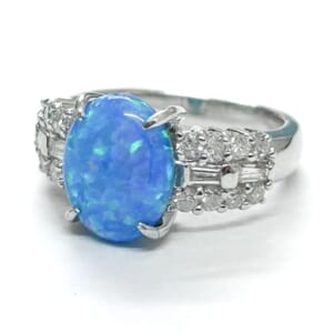 オパールリング 1.23ct