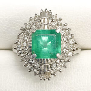 エメラルドリング 1.5ct