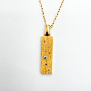 ダイヤモンドネックレス K18