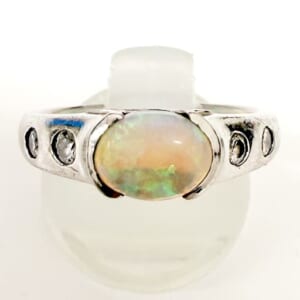 オパールリング 0.973ct