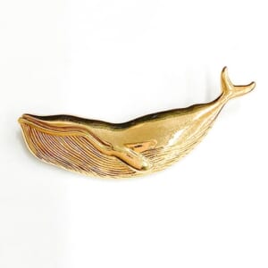 ミキモト ヴィンテージクジラモチーフピンブローチ