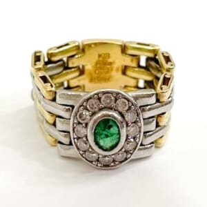 エメラルドリング 0.34ct