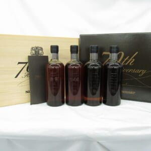 ニッカ 創業70周年記念 アニバーサリー セレクション 4本セット 外箱/木箱/冊子付