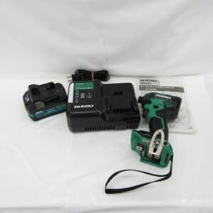 日立(HiKOKI)  コードレスインパクトドライバ 36V WH36DD グリーン バッテリー・充電器付き 中古