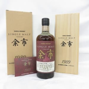 余市 1989 20年貯蔵 シングルモルト 外箱/木箱/冊子付