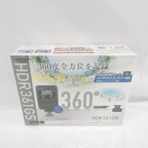 未使用品 COMTEC コムテック 360度全方位 ドライブレコーダー HDR361GS 未開封