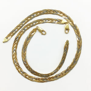 K18YG×PG×WG ネックレス・ブレスレット