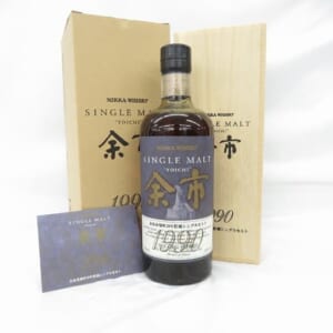 余市 1990 20年貯蔵 シングルモルト ノンチルフィルタード 外箱/木箱/冊子付