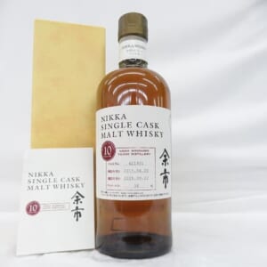 余市 シングルカスクモルト 10年 2015-2025 箱/冊子付