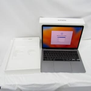 Apple アップル ノートパソコン MacBook Air Retina 13.3インチ MGN63J/A スペースグレイ M1/8GB/SSD256GB 中古品