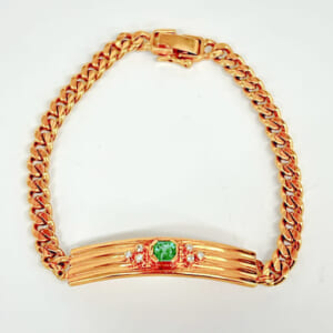 エメラルドブレスレット 0.32ct