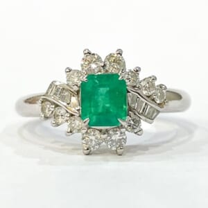 エメラルドリング 0.57ct