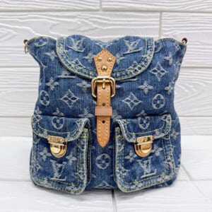 ルイヴィトン モノグラムデニム サックアドPM M95057