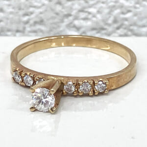 ダイヤモンドリング K18