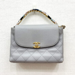 シャネル マトラッセ チェーンショルダーバッグ キャビアスキン AS1760