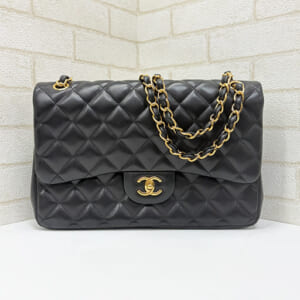 シャネル マトラッセ チェーンショルダーバッグ 30 A58600 ラムスキン ゴールド金具