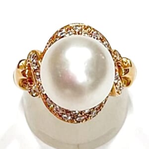 真珠リング 12.1mm