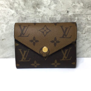 ルイヴィトン モノグラムリバース ポルトフォイユヴィクトリーヌ M81557