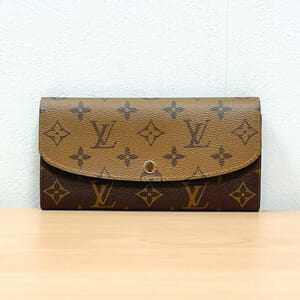 ルイヴィトン モノグラムリバース ポルトフォイユエミリー M82157