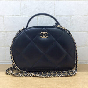 シャネル トップハンドル チェーンショルダーバッグ AP4937 キャビアスキン