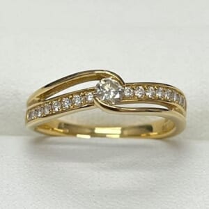 ダイヤモンドリング 0.137ct