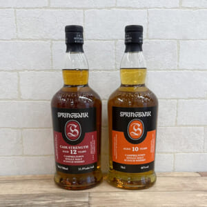 スプリングバンク 12年 カスクストレングス など2点