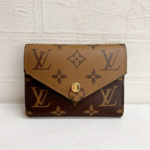 ルイヴィトン モノグラムリバース ポルトフォイユヴィクトリーヌ M81557