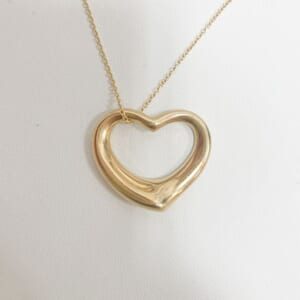 ティファニー オープンハートネックレス