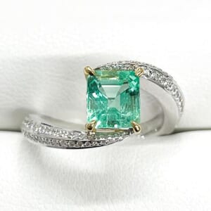 エメラルドリング 1.415ct
