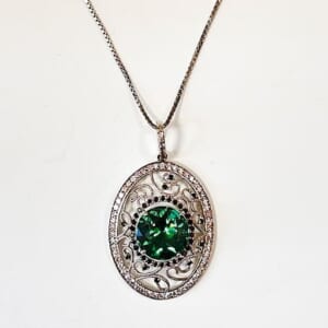 ツァボライトネックレス 6.996ct